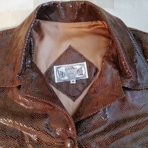 Vera Pelle leather Jacket size M